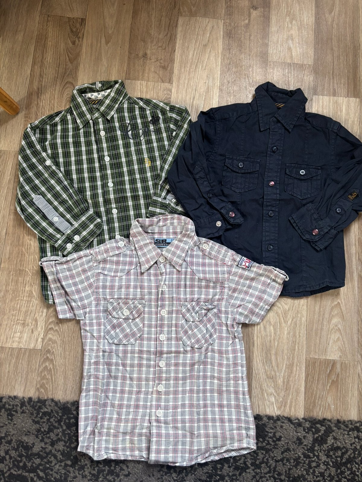 3 blouses maat 92/98, Kinderen en Baby's, Ophalen of Verzenden, Zo goed als nieuw, Jongen, Overhemd of Blouse