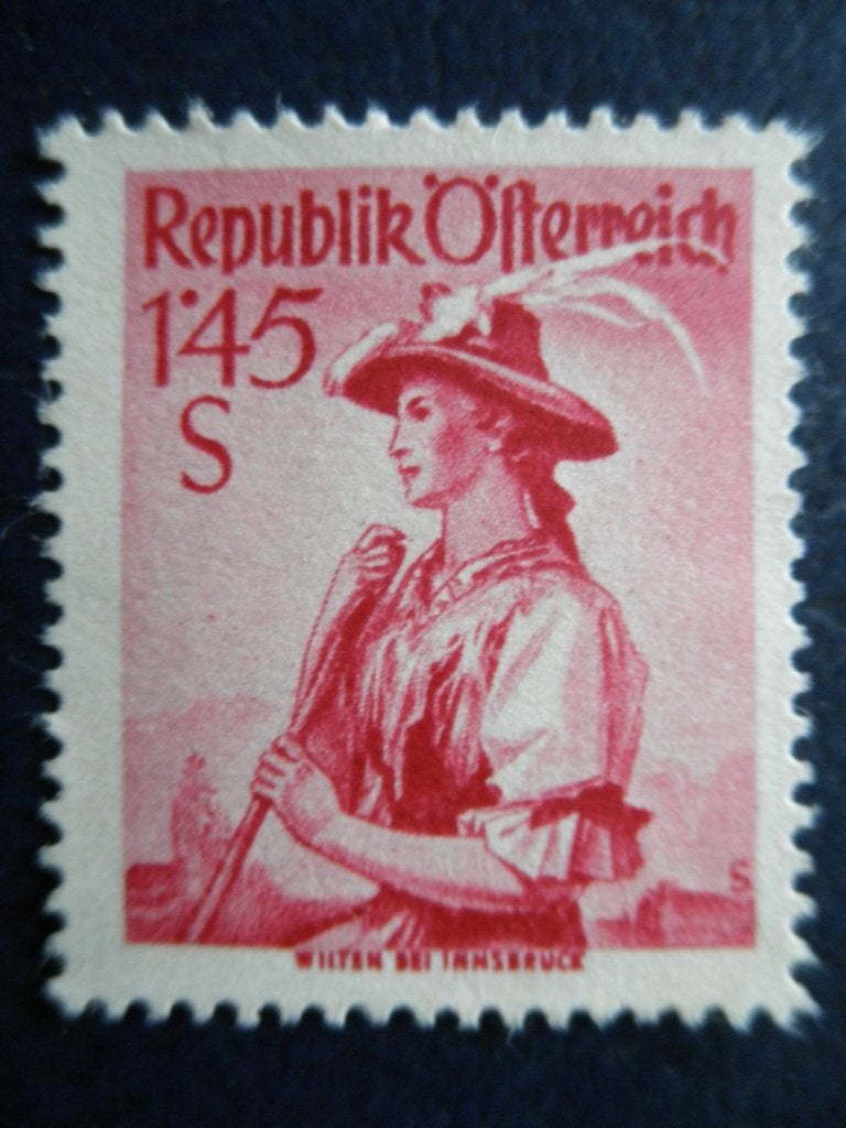 Postzegels Oostenrijk 1948 klederdracht nr. 915 - cw 4,00 pf, Postzegels en Munten, Postzegels | Europa | Oostenrijk, Ophalen of Verzenden