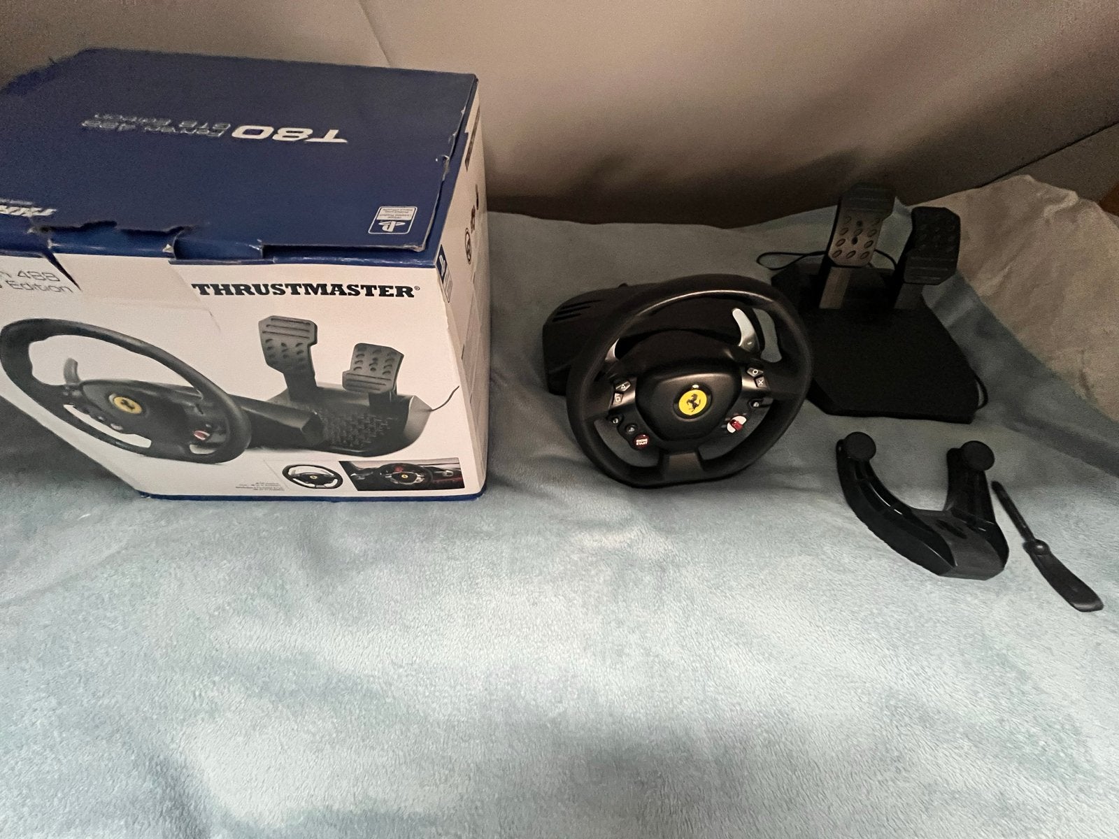 Thrustmaster T80 Ferrari 488 GTB Edition Stuur en Pedalen, Ophalen of Verzenden, Overige merken, Zo goed als nieuw