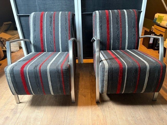 2 woonkamer stoelen, Ophalen, Gebruikt, Twee, Zwart