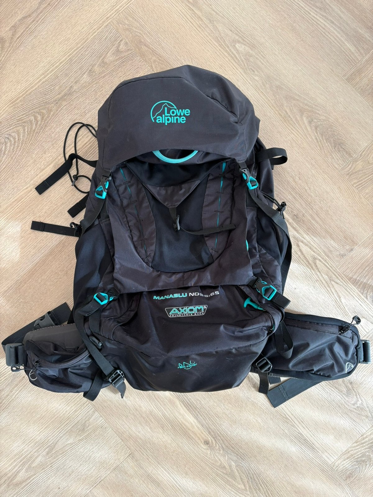 Lowe Alpine Manaslu ND 55:65 Backpack Dames Zwart, Ophalen of Verzenden, Gebruikt, Rugzak