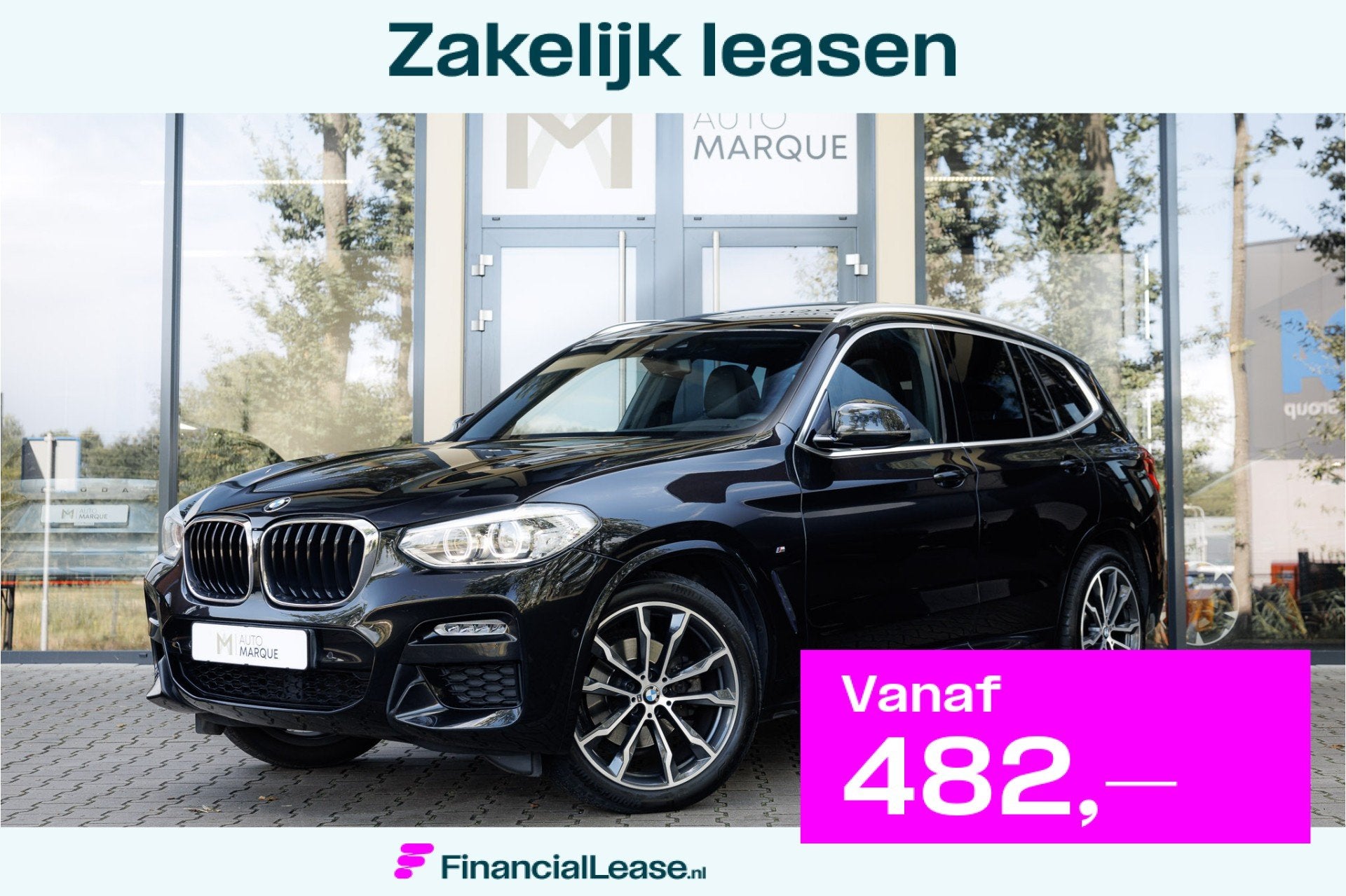 BMW X3 xDrive20i Aut. | High Executive | M Sportpakket | Pan, Automaat, Gebruikt, 4 cilinders, Zwart