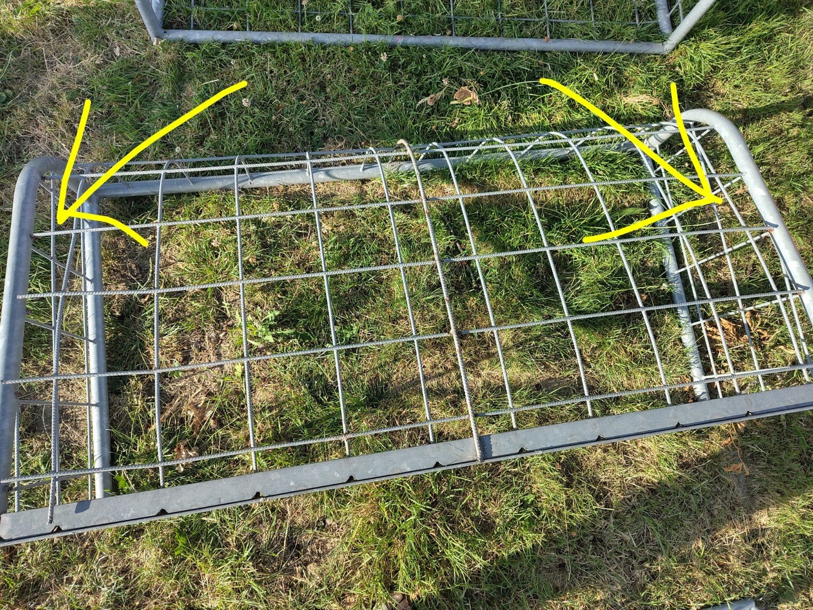 2 Voetbaldoelen 150x75cm, Sport en Fitness, Voetbal, Maat XS of kleiner, Ophalen, Gebruikt, Overige typen