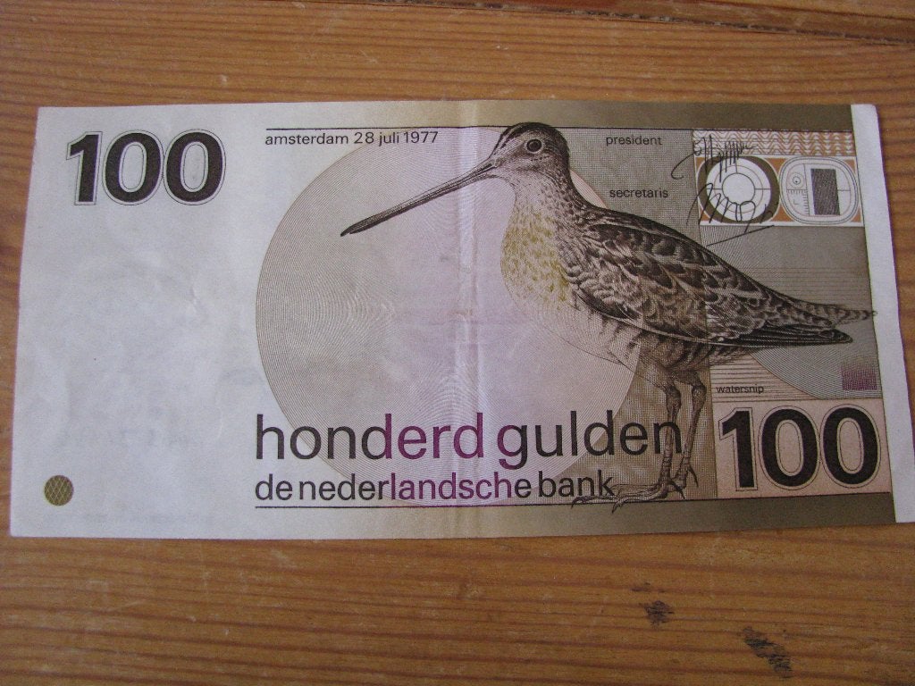 honderd gulden snip, Ophalen of Verzenden, 100 gulden, Los biljet