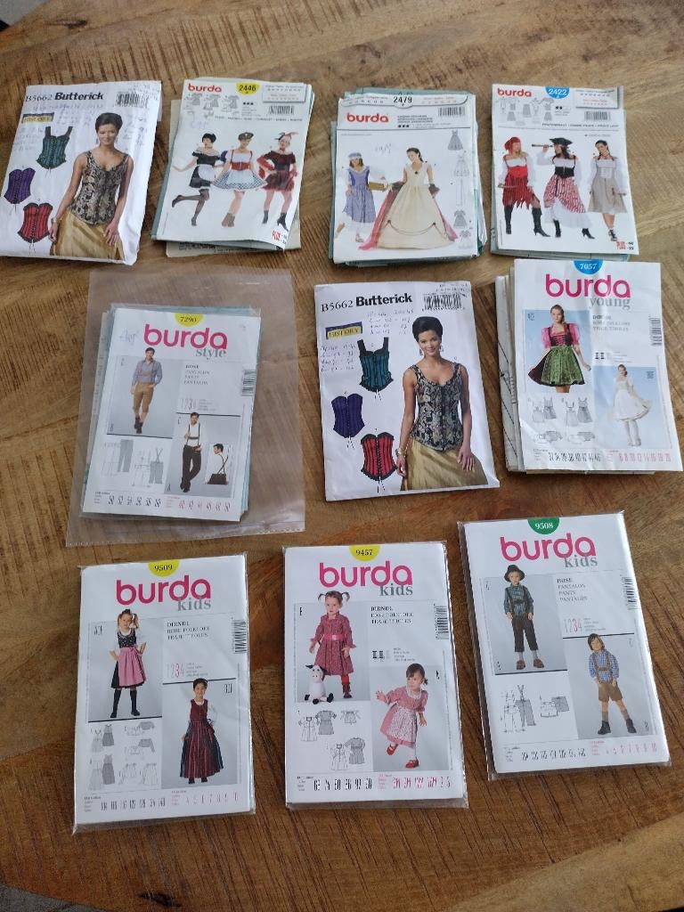 Te koop aangeboden:  Patronen van lederhosen en dirndls , Ophalen of Verzenden, Nieuw, Overige typen