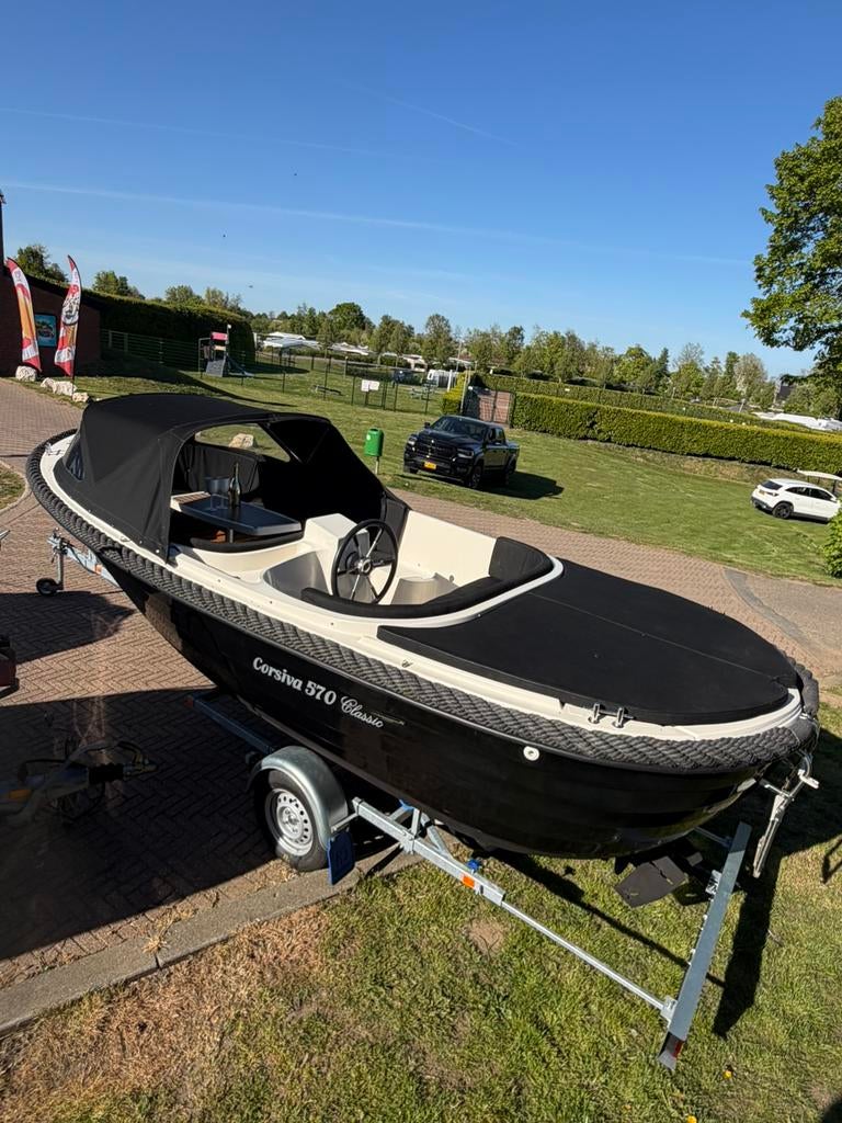 Corsiva 570 classic suzuki 15pk 4takt scherp geprijsd, Ophalen, 10 tot 30 pk, Zo goed als nieuw, 3 tot 6 meter