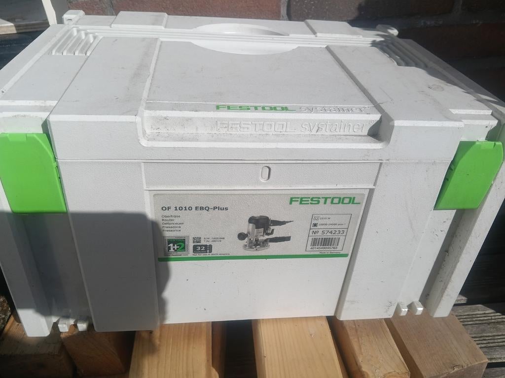 Festool OF 1010 EBQ-Plus bovenfrees, Ophalen, Gebruikt, Bovenfrees, Festool