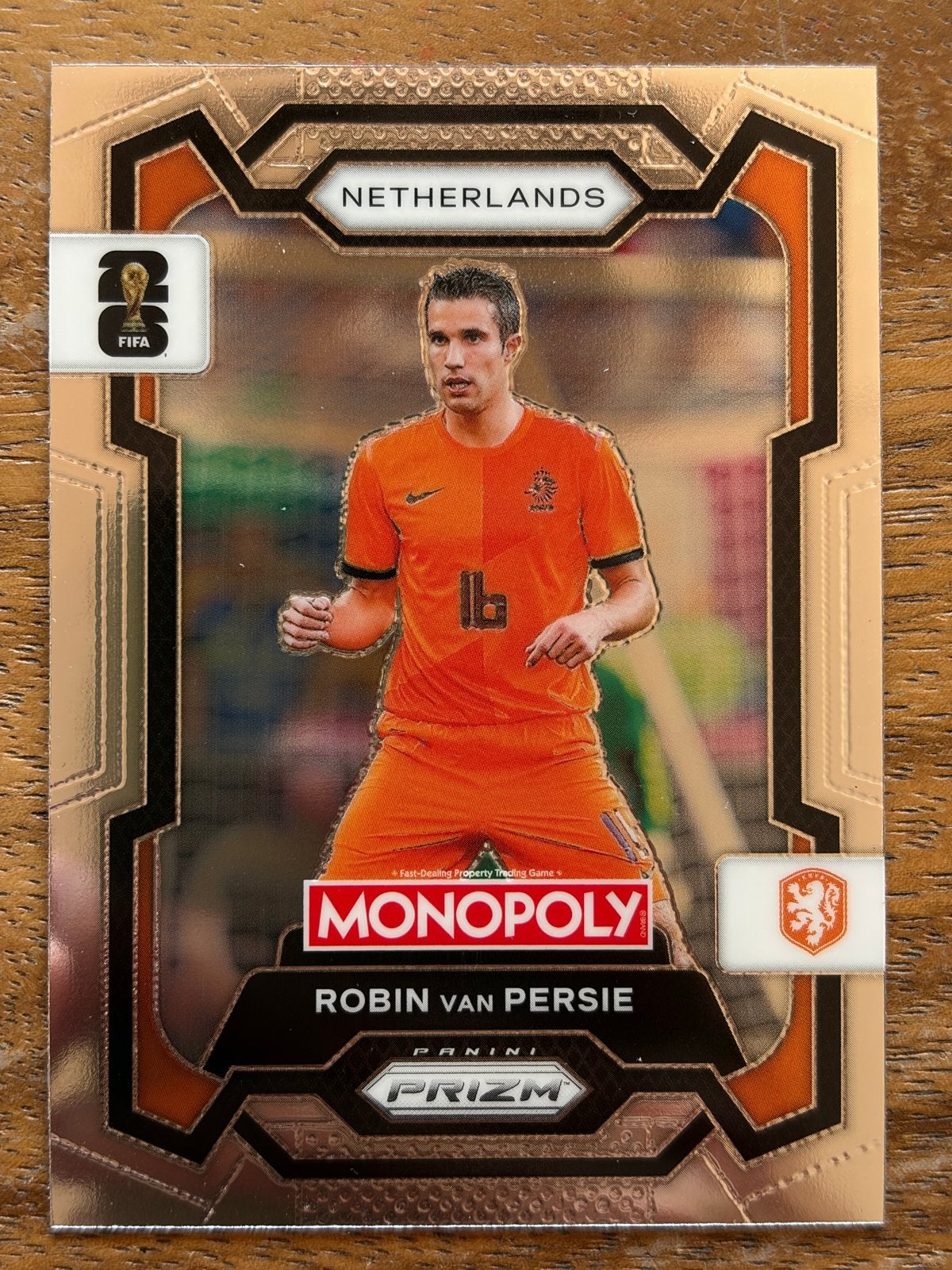 Robin van Persie Monopoly Prizm FIFA World Cup 2026 kaart, Ophalen of Verzenden, Zo goed als nieuw, Overige binnenlandse clubs