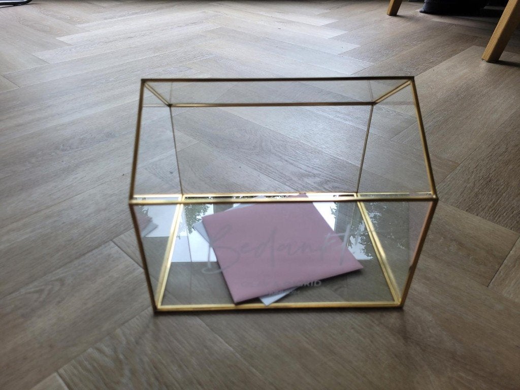 Bruiloft: Cardbox voor cadeaukaarten, Ophalen, Zo goed als nieuw, Versiering, Geboorte of Huwelijk