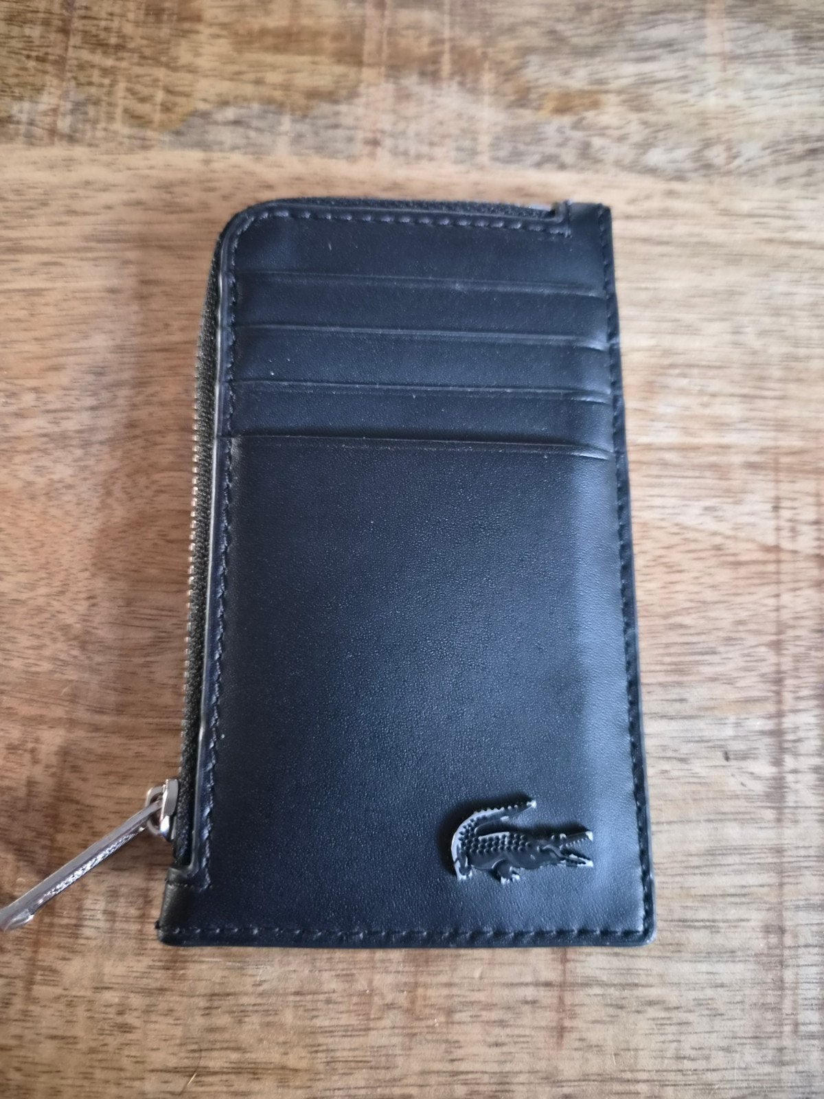 Lacoste pashouder, Ophalen of Verzenden, Gebruikt, Zwart, Overige merken