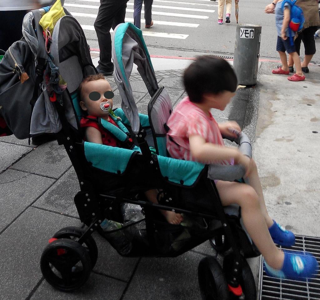 Duo-kinderwagen, Kinderen en Baby's, Kinderwagens en Combinaties, Gebruikt, Kinderwagen, Overige merken, Duowagen, Ophalen