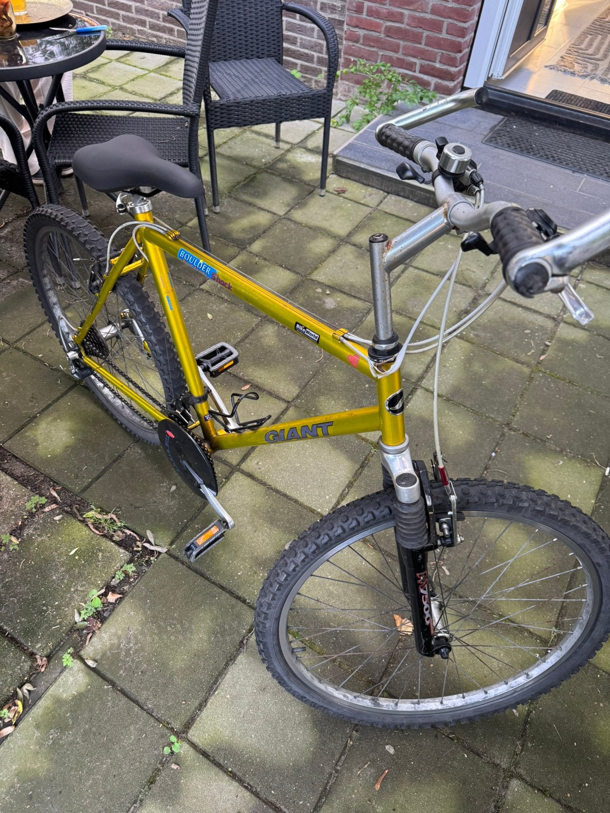Giant fiets mountainbike Boulder shock, Fietsen en Brommers, Ophalen, Zo goed als nieuw, Aluminium, 24 inch of meer