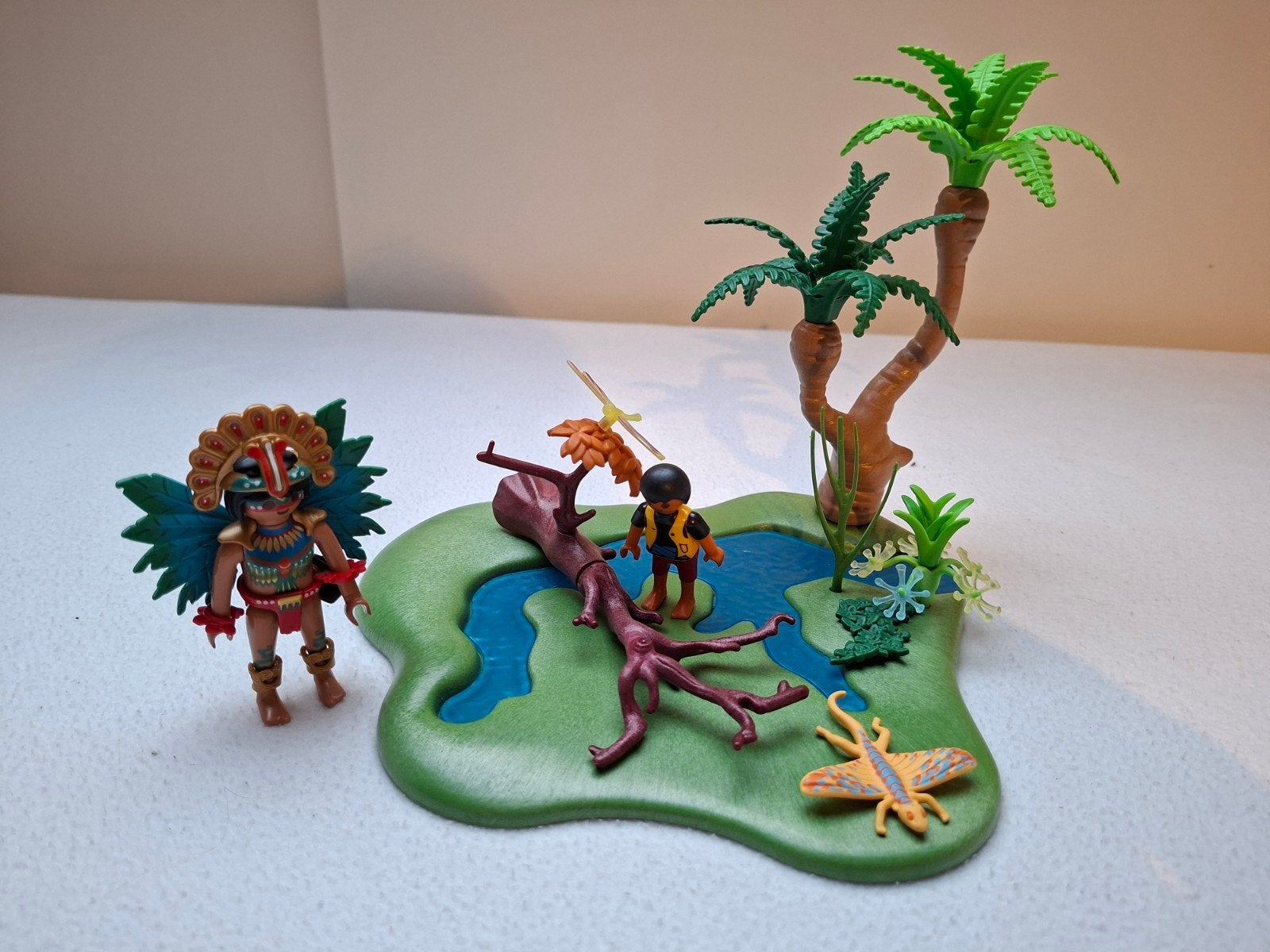 Playmobil Avontuur in de Jungle met indiaan en kind, Ophalen of Verzenden, Gebruikt, Overige series, Overige typen