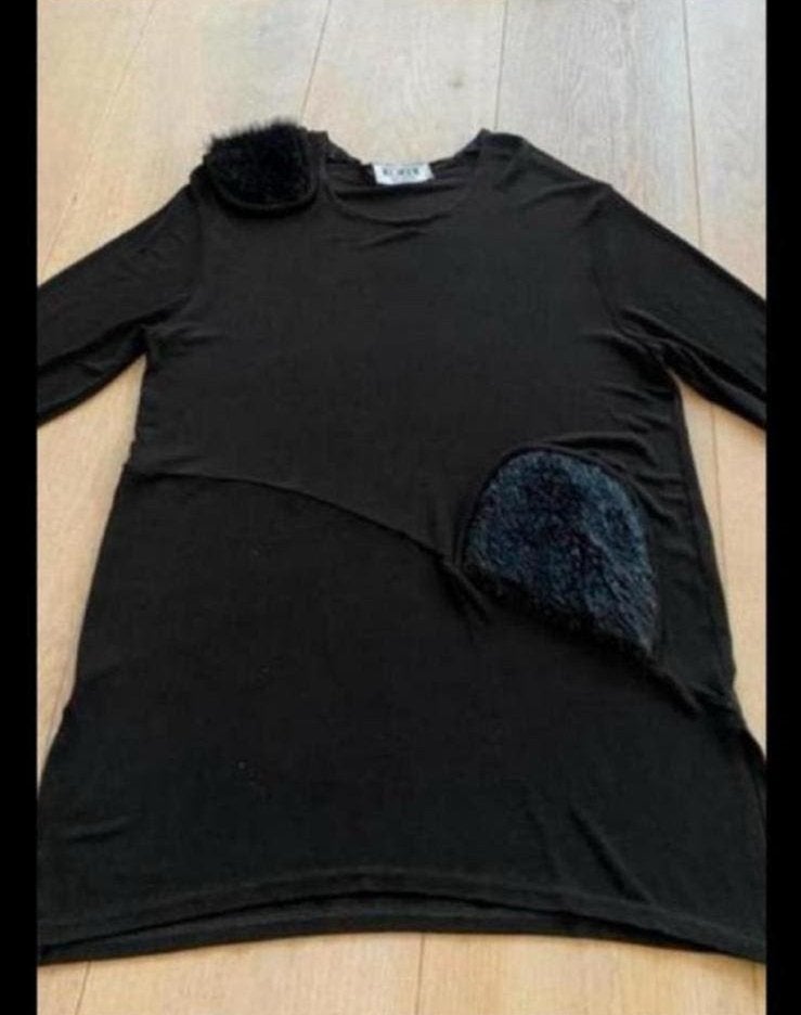 Koker amsterdam vintage teddy M nieuwstaat, Ophalen of Verzenden, Zo goed als nieuw, Maat 38/40 (M), Zwart