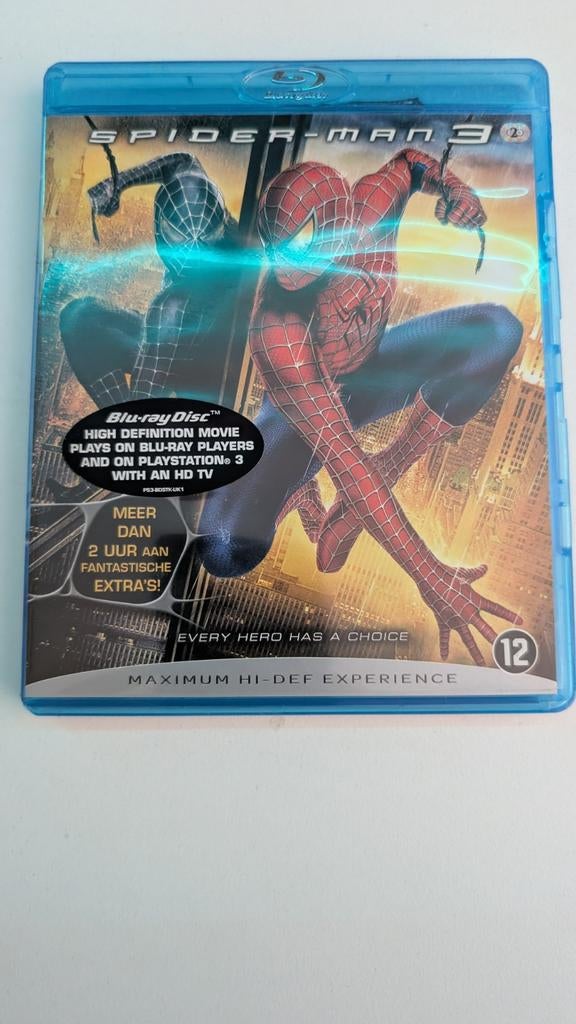 Spider-Man 3 Blu-ray Disc - Actie/Avontuur Film, Cd's en Dvd's, Blu-ray, Ophalen of Verzenden, Gebruikt, Actie