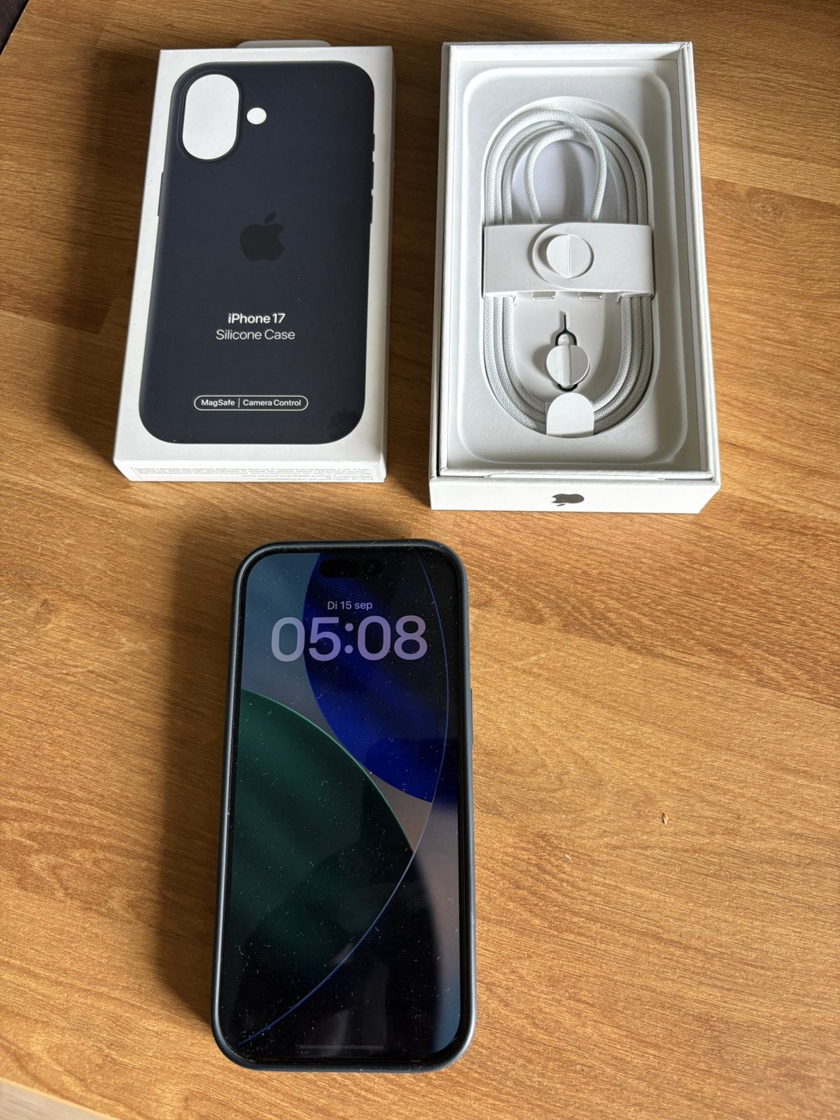 iPhone 17 256GB ZGAN - doos - Apple hoesje - Factuur, 256 GB, Overige modellen, Zwart, Ophalen of Verzenden