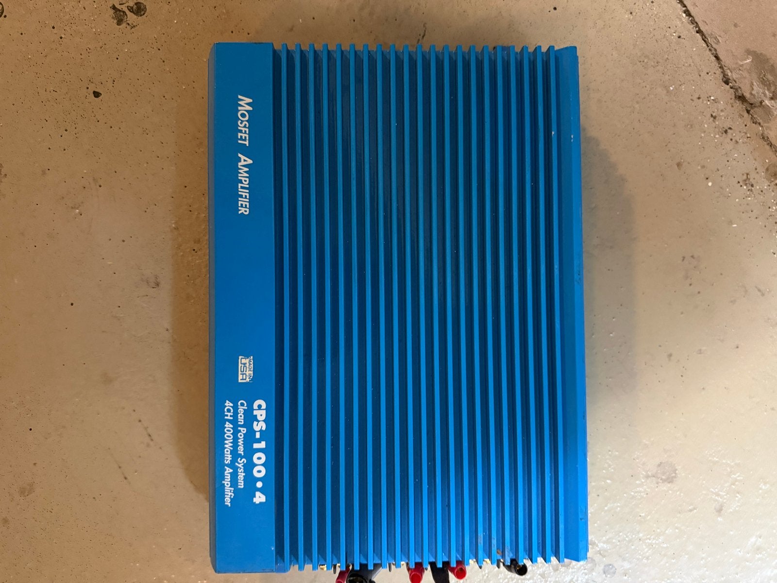 MOSFET Amplifier CPS-100.4 - 4-kanaals 400 Watt versterker, Overige merken, Ophalen of Verzenden, 120 watt of meer, Gebruikt