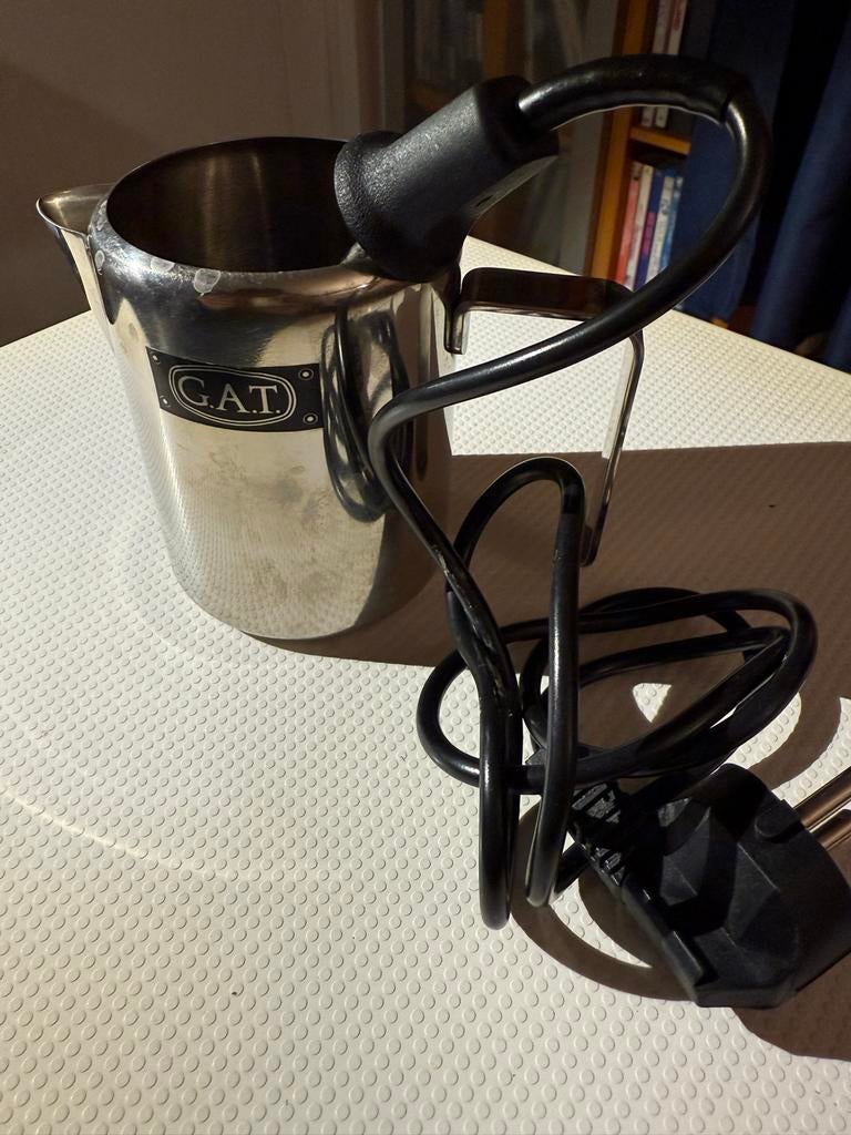 G.A.T. RVS waterkoker, Minder dan 1 liter, Ophalen of Verzenden, Gebruikt, Rvs