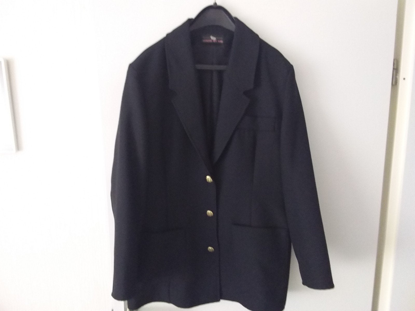 Zwarte dames blazer 40, Kleding | Dames, Ophalen of Verzenden, Zo goed als nieuw, Maat 38/40 (M), Zwart