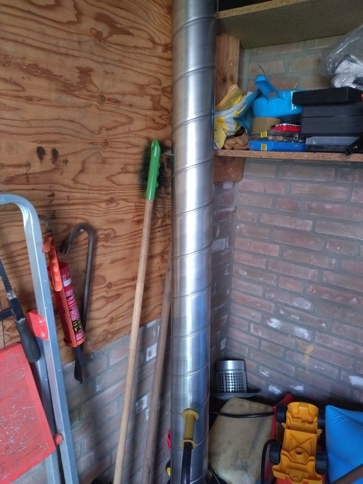 Metalen spiraalbuis voor ventilatie of afzuiging, Ophalen, Nieuw, Afzuiger