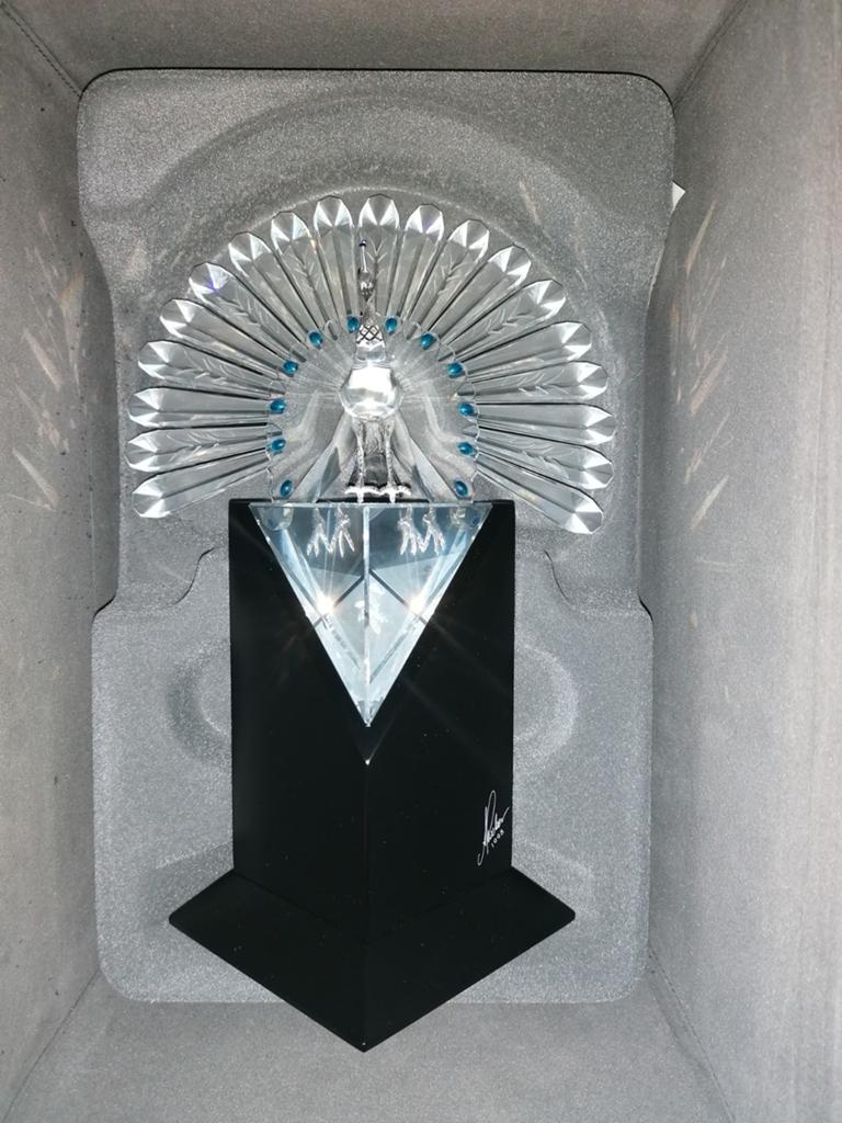 Swarovski pauw limited edition 1998, Ophalen of Verzenden, Gebruikt, Figuurtje