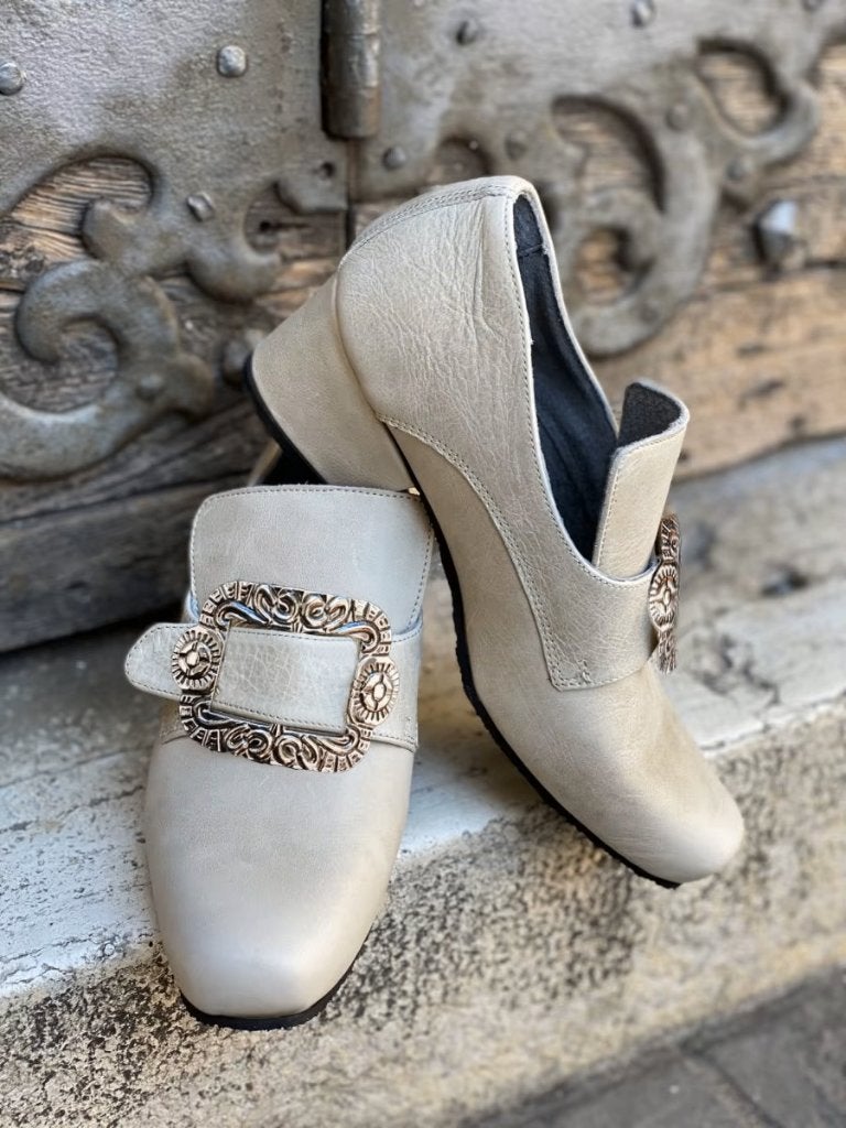 Beige heren renaissance schoenen (mannen middeleeuwse lakei), Kleding | Heren, Verzenden, Nieuw, Overige kleuren, Loafers