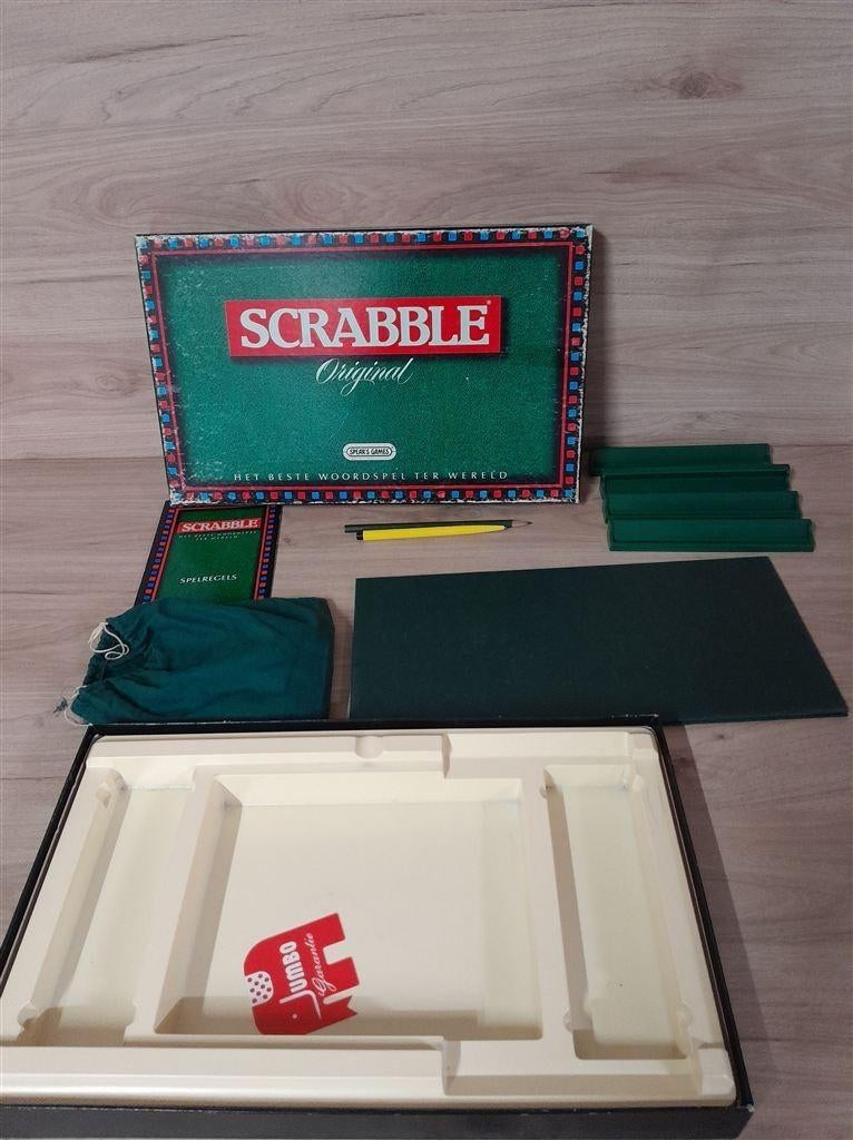scrabble orgineel jumbo [s1224], Hobby en Vrije tijd, Gezelschapsspellen | Bordspellen, Verzenden, Zo goed als nieuw