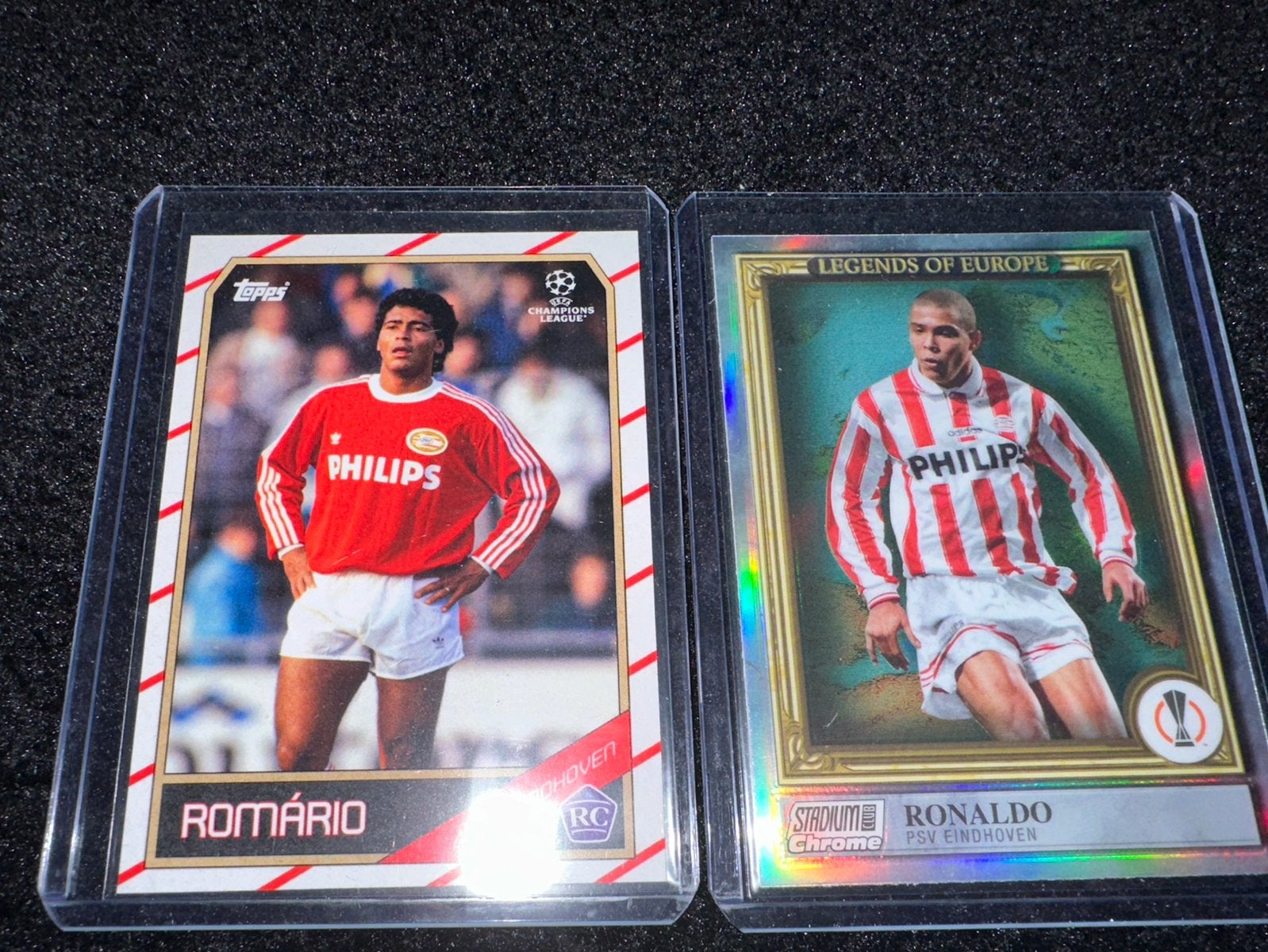 Romario & Ronaldo PSV Topps Legends, Ophalen of Verzenden, Zo goed als nieuw, PSV