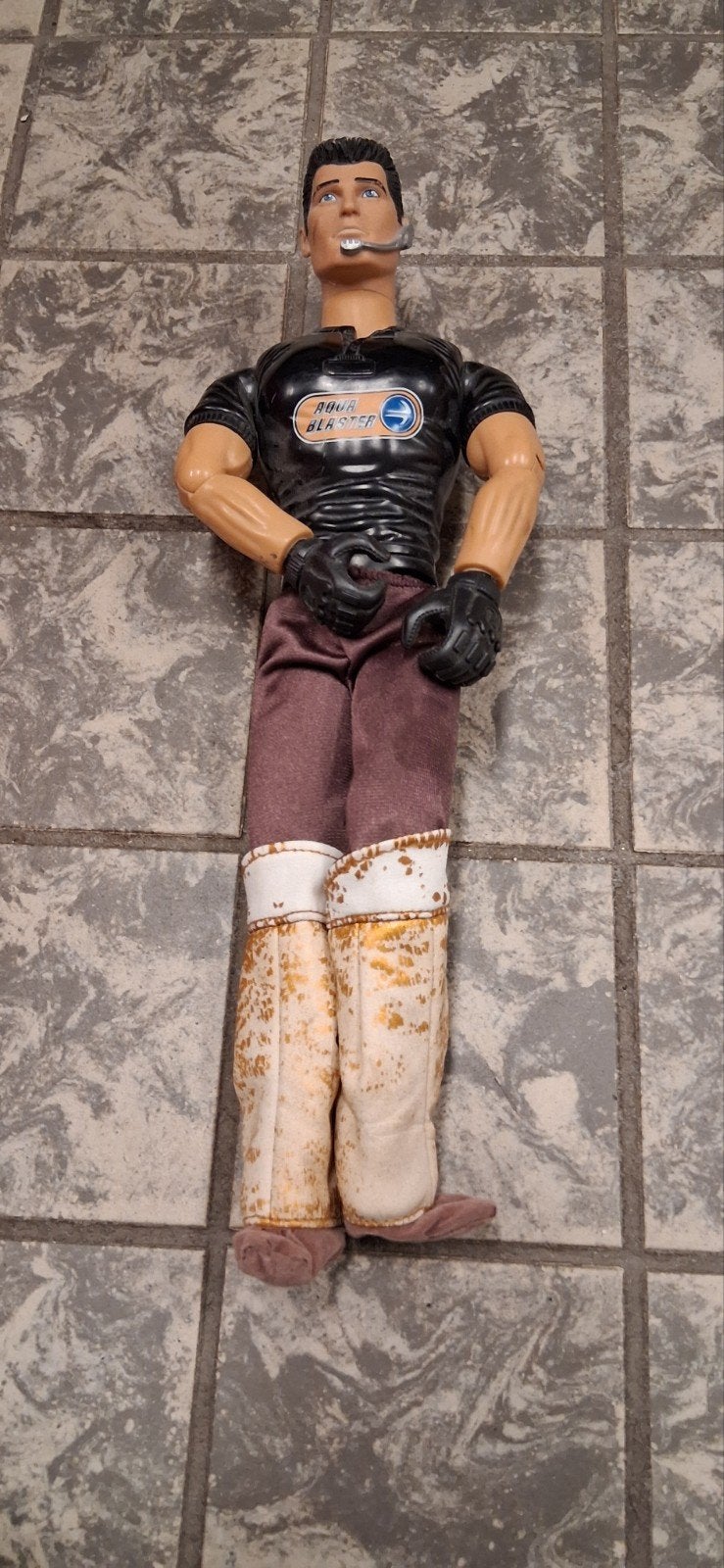 Actiefiguur Aqua Blaster - Vintage Speelgoed, Ophalen of Verzenden, Gebruikt