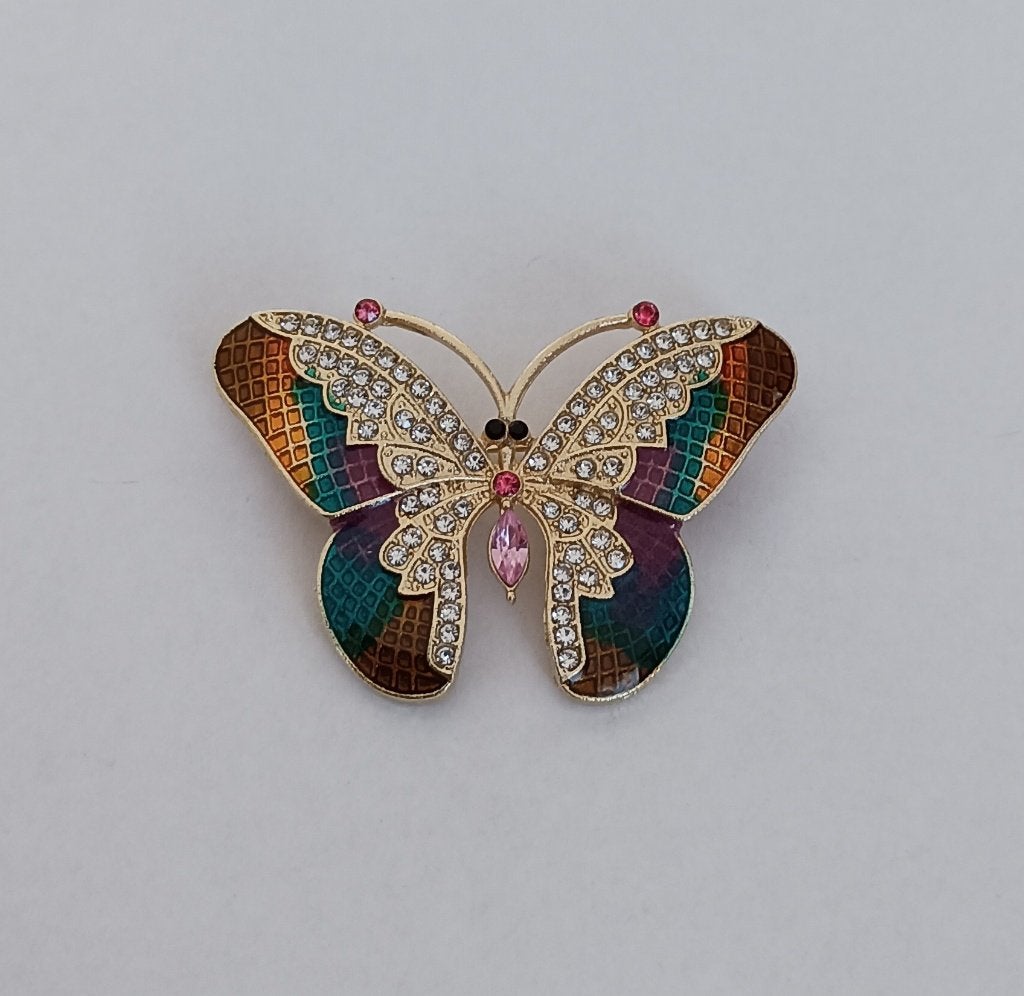 Vlinder broche, Overige materialen, 4 tot 7 cm, Overige kleuren, Nieuw