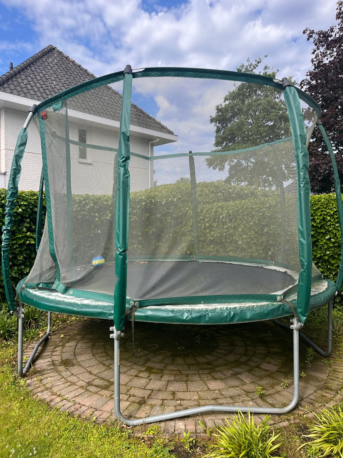 Trampoline 3,60m met vangnet - gratis afhalen, Ophalen, Gebruikt