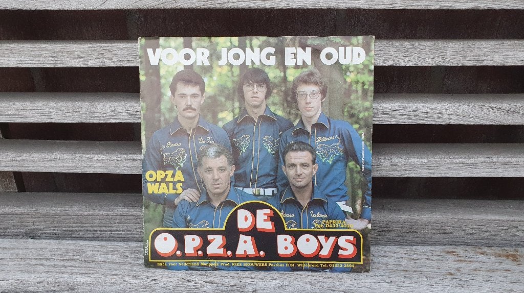 De O.P.Z.A Boys voor jong en oud, Cd's en Dvd's, Ophalen, Gebruikt, 7 inch, Fotohoes