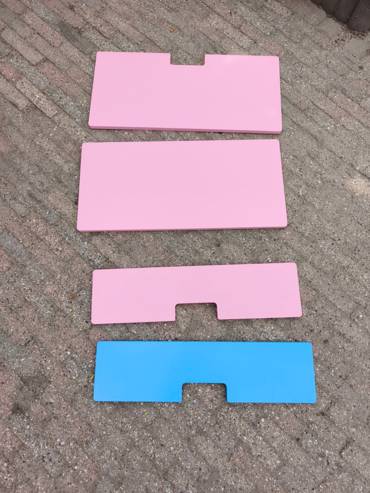 IKEA STUVA MÅLAD kastfrontjes roze en blauw (met gebreken), Ophalen of Verzenden, Gebruikt