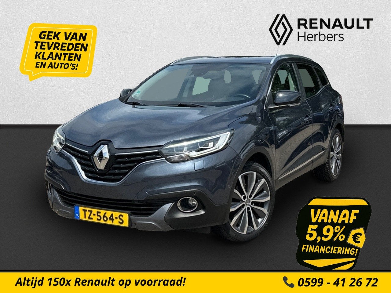 Renault Kadjar 1.2 TCe Bose CRUISE / CAMERA / STOEL VERW / C