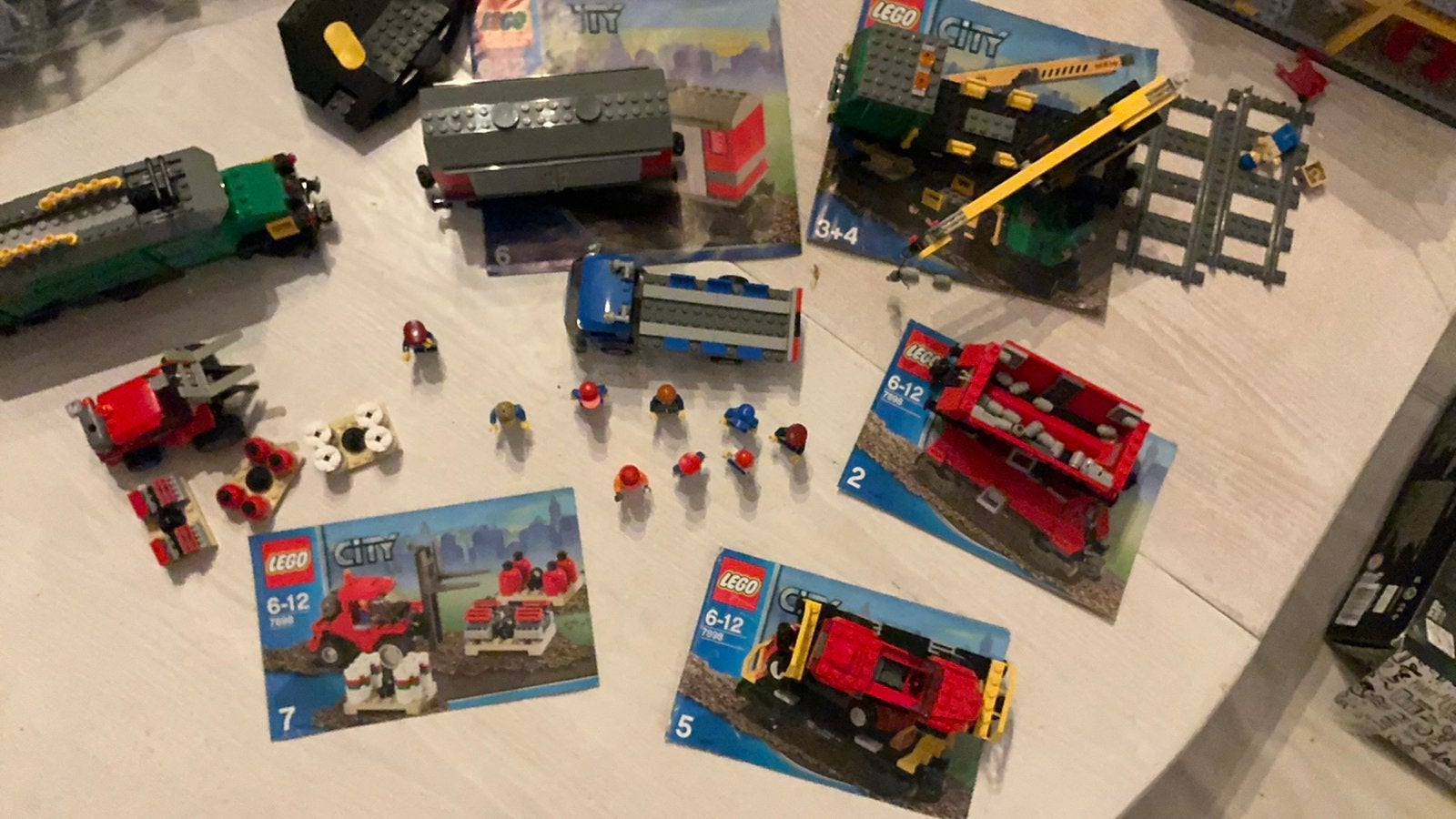 LEGO City Goederentrein Luxe - 7898, Ophalen of Verzenden, Zo goed als nieuw