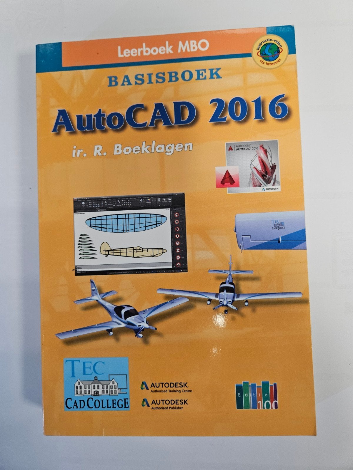 AutoCAD  Ronald Boeklagen, Boeken, Studieboeken en Cursussen, Ophalen of Verzenden, Beta, Gelezen, HBO