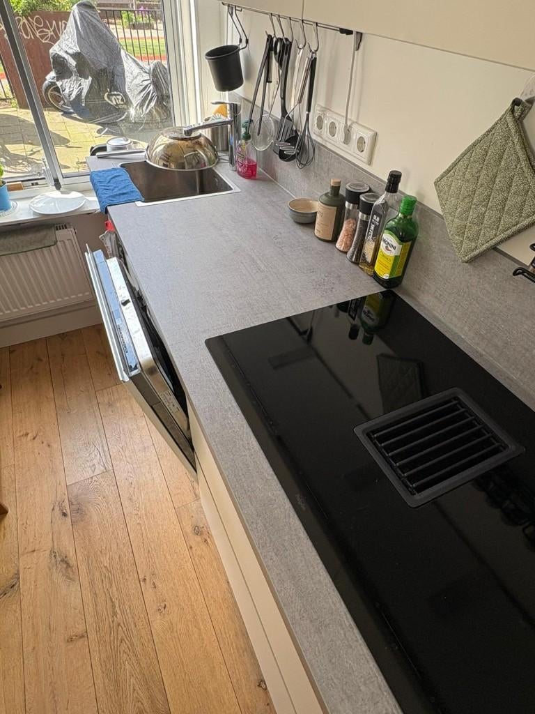 Gloednieuw Duropal keukenblad - Betonlook - HPL, Ophalen, Nieuw, 200 cm of meer, Minder dan 100 cm
