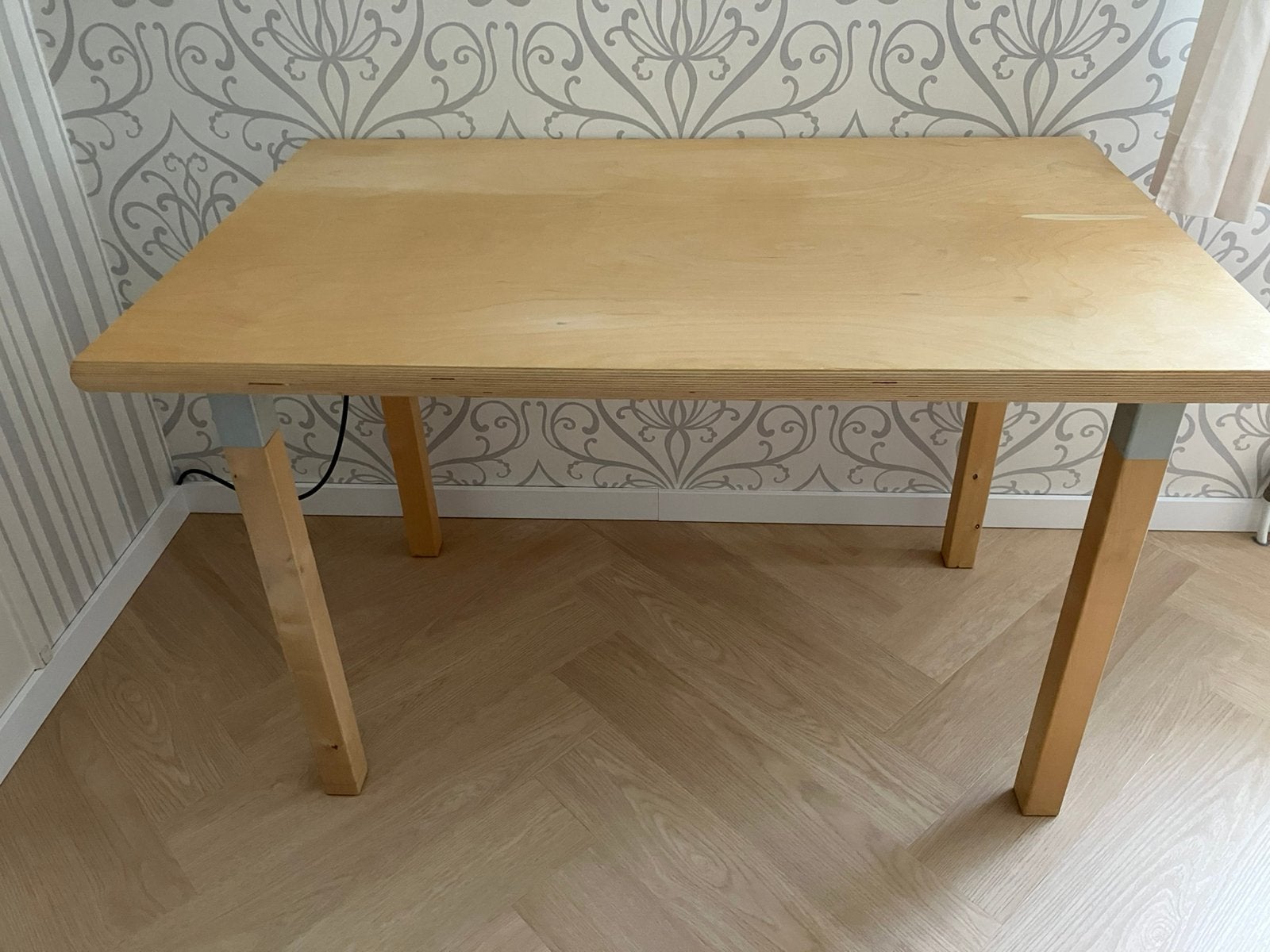 Tafel / werkplek Ikea, Ophalen, Gebruikt, 120 cm, Hout
