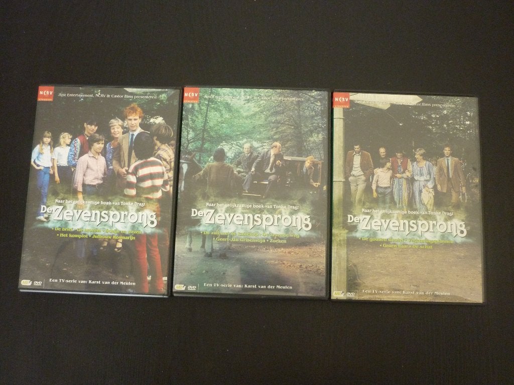 De Zevensporng - deel 1 23 (originele dvd's) complete serie, Alle leeftijden, Ophalen of Verzenden, Zo goed als nieuw, Actie en Avontuur