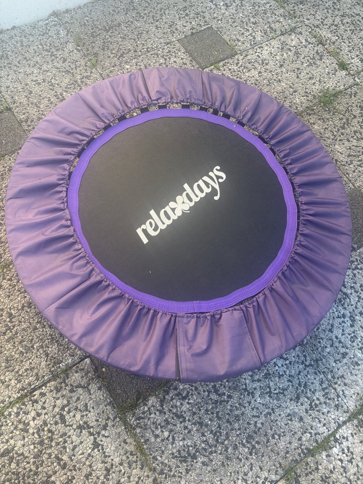 Relaxdays Mini Trampoline - Paars, Ophalen, Gebruikt