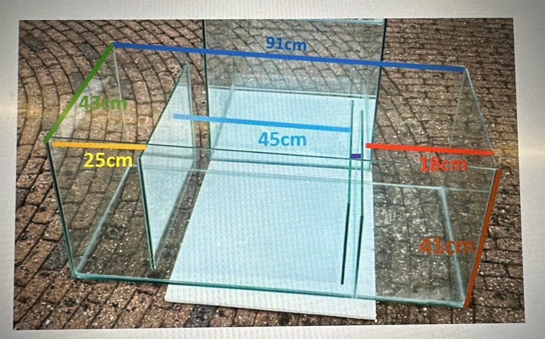 Sump aquarium voor reeftank, Dieren en Toebehoren, Ophalen, Leeg aquarium