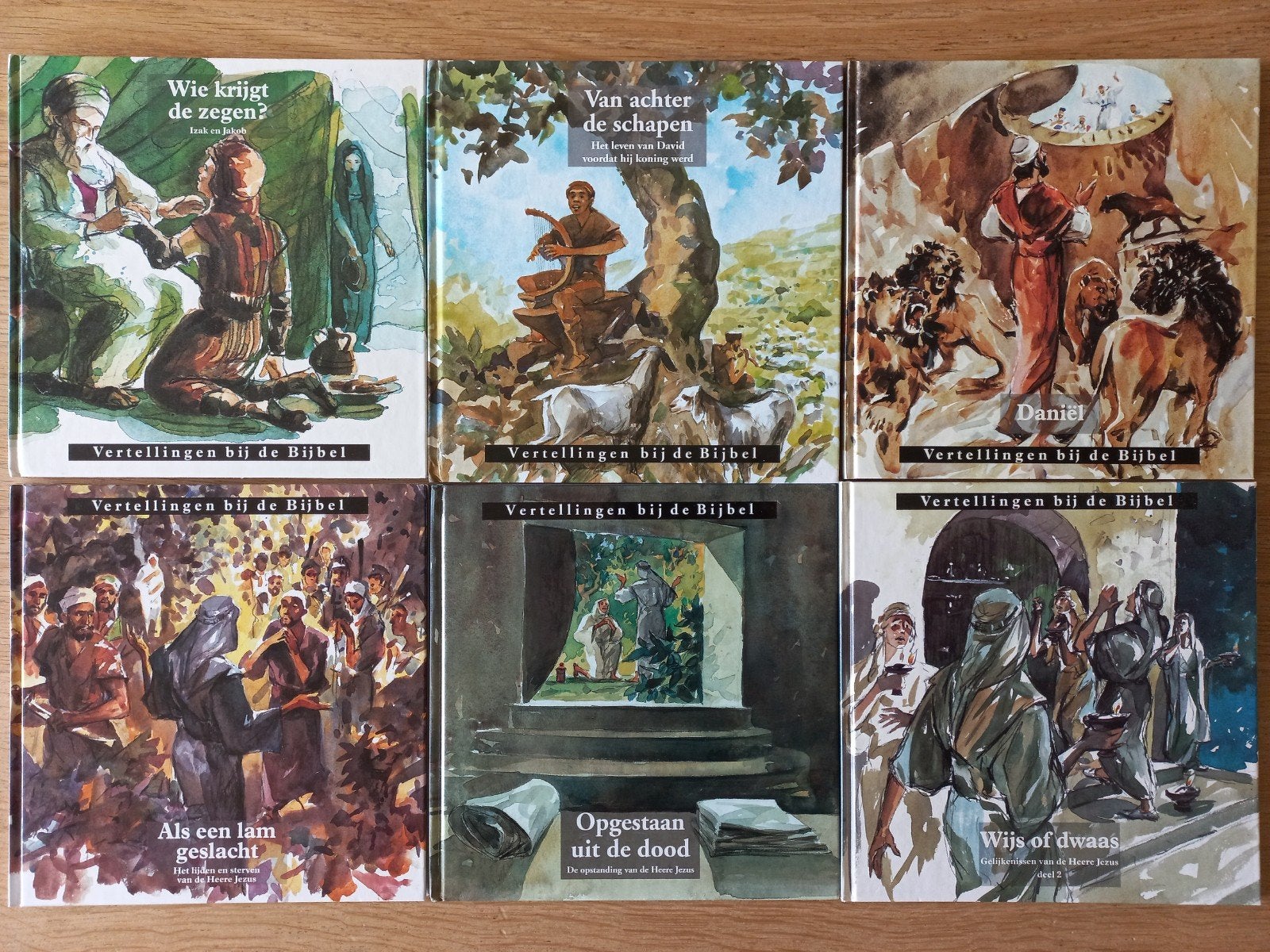 6x Vertellingen bij de Bijbel, C.J Meeuse, IZGS, samen €10,-, Ophalen of Verzenden, Gelezen