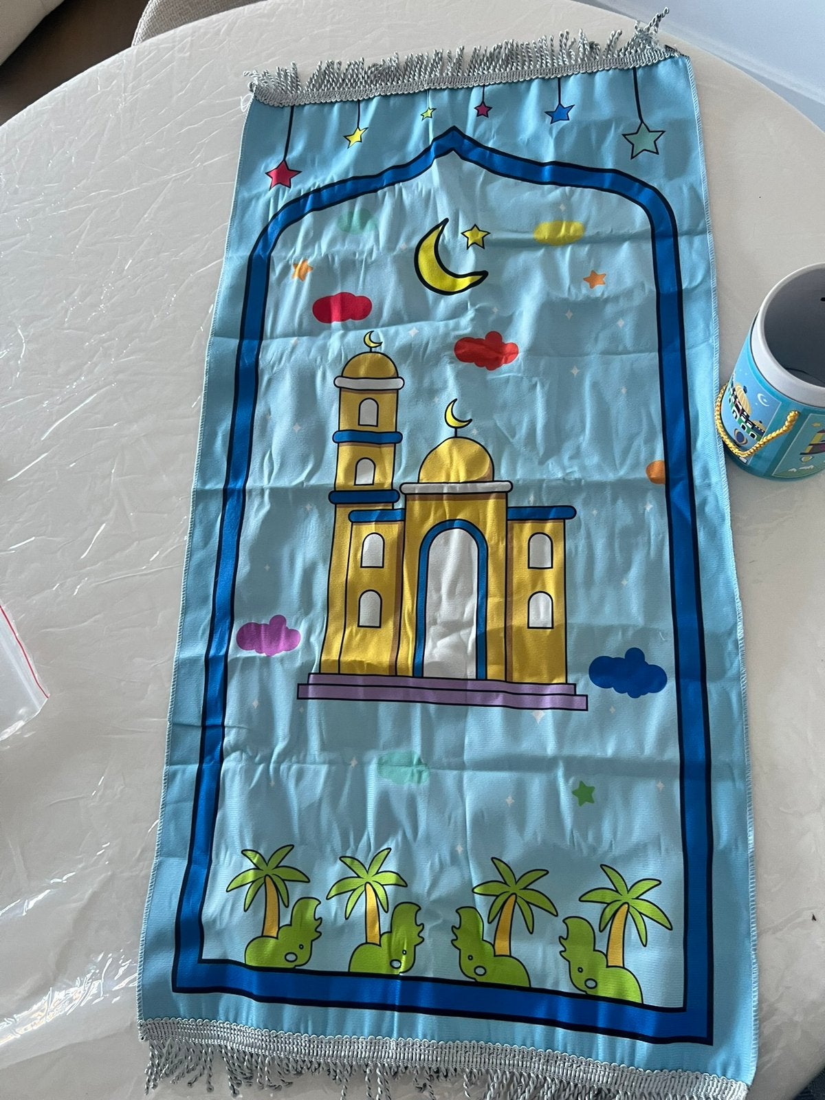 Eid kado kind spaarpot met gebedskleed en tasbeeh nieuw, Ophalen of Verzenden, Zo goed als nieuw