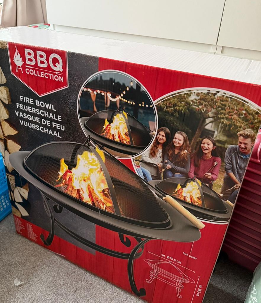 Nieuwe BBQ Collection Vuurkom / Vuurschaal - Ø 75.5 cm, Tuin en Terras, Vuurkorven, Ophalen of Verzenden, Nieuw, Vuurkorf