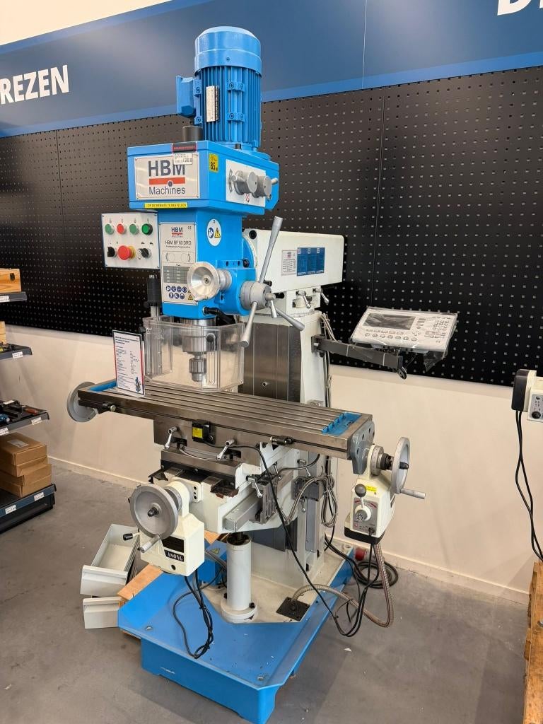 HBM freesmachine BF 60 profi digitale uitlezing, Ophalen, Overige soorten, Zo goed als nieuw, HBM machines
