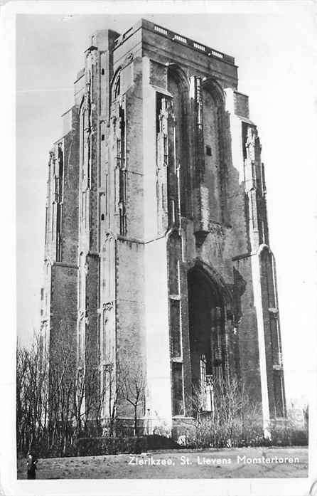 301-354-007 Zierikzee St Lievens Monstertoren, Verzenden, Voor 1920, Zeeland