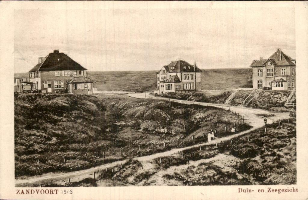Zandvoort - Duin - Zeegezicht, Ophalen of Verzenden, Voor 1920, Gelopen, Noord-Holland