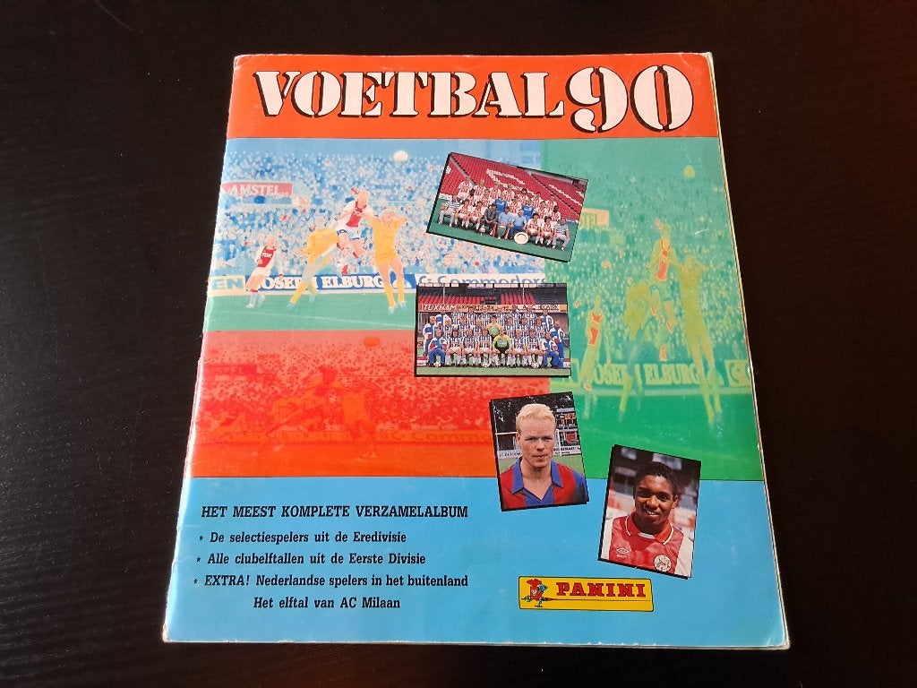 Panini Voetbal 90 verzamelalbum, Ophalen of Verzenden, Zo goed als nieuw, Ajax, Poster, Plaatje of Sticker