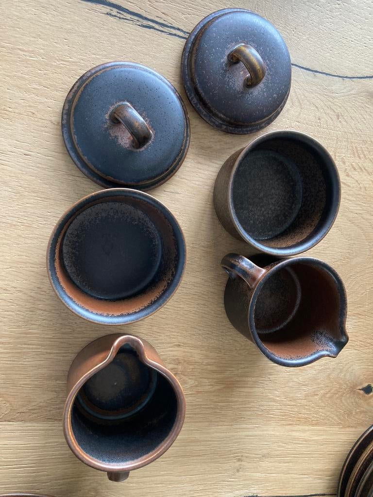Suikerpot met deksel en melkkan, Arabia Ruska, Ophalen, Overige typen, Zo goed als nieuw, Overige stijlen