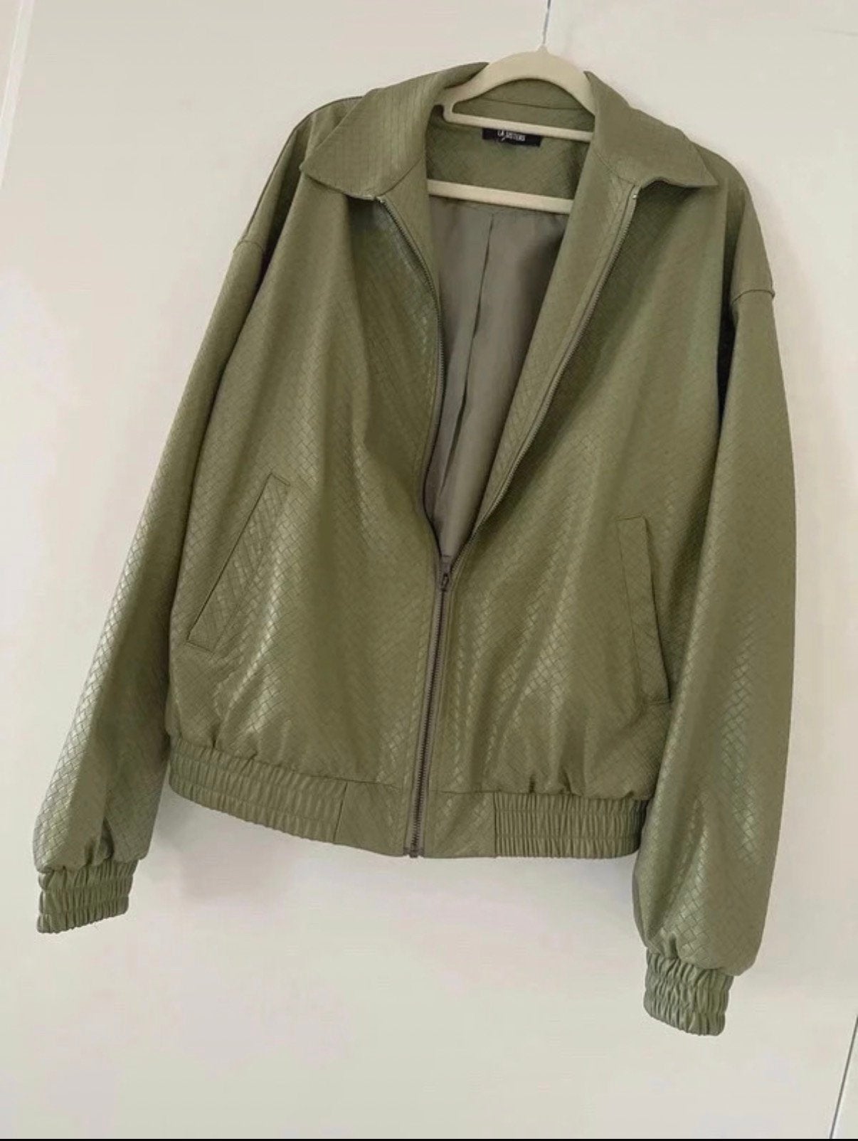 La sisters leren bomberjack, Kleding | Dames, Maat 38/40 (M), Verzenden, Zo goed als nieuw, Jasje